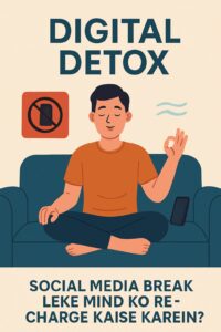 Digital Detox kya hota hai? Kaise ek simple social media break aapke dimaag ko recharge kar sakta hai? Jaaniye is article mein 7 powerful tips aur ek easy challenge